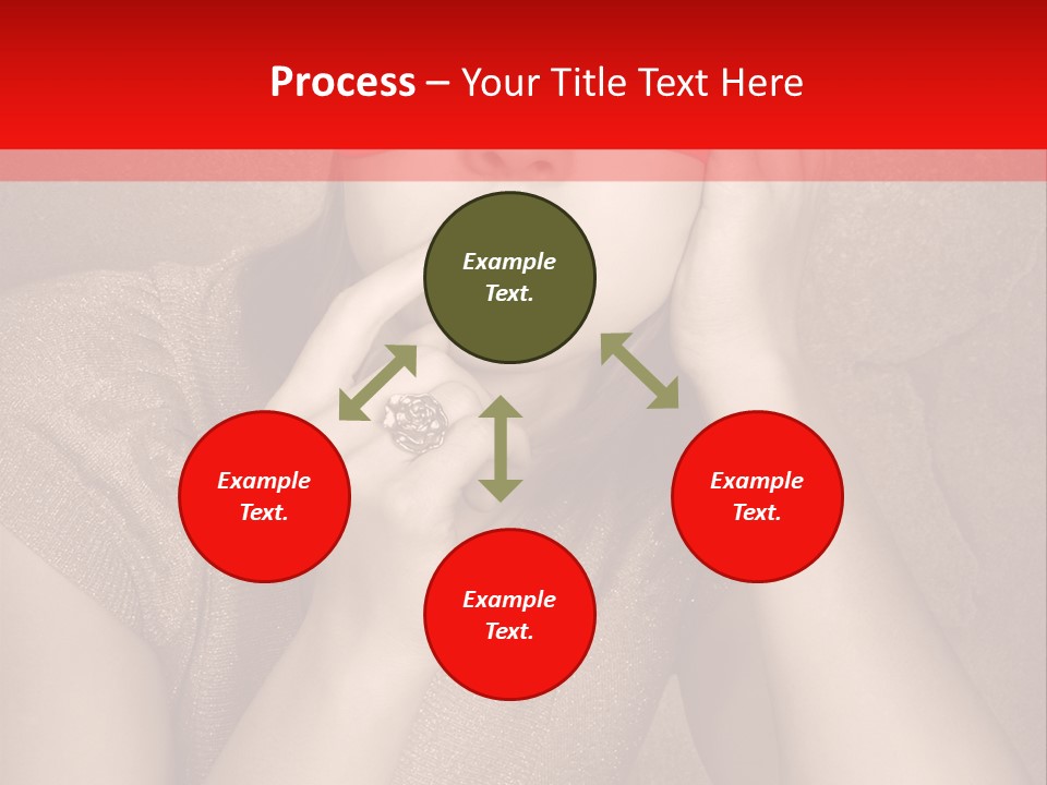 Woman Beautiful Hand PowerPoint Template