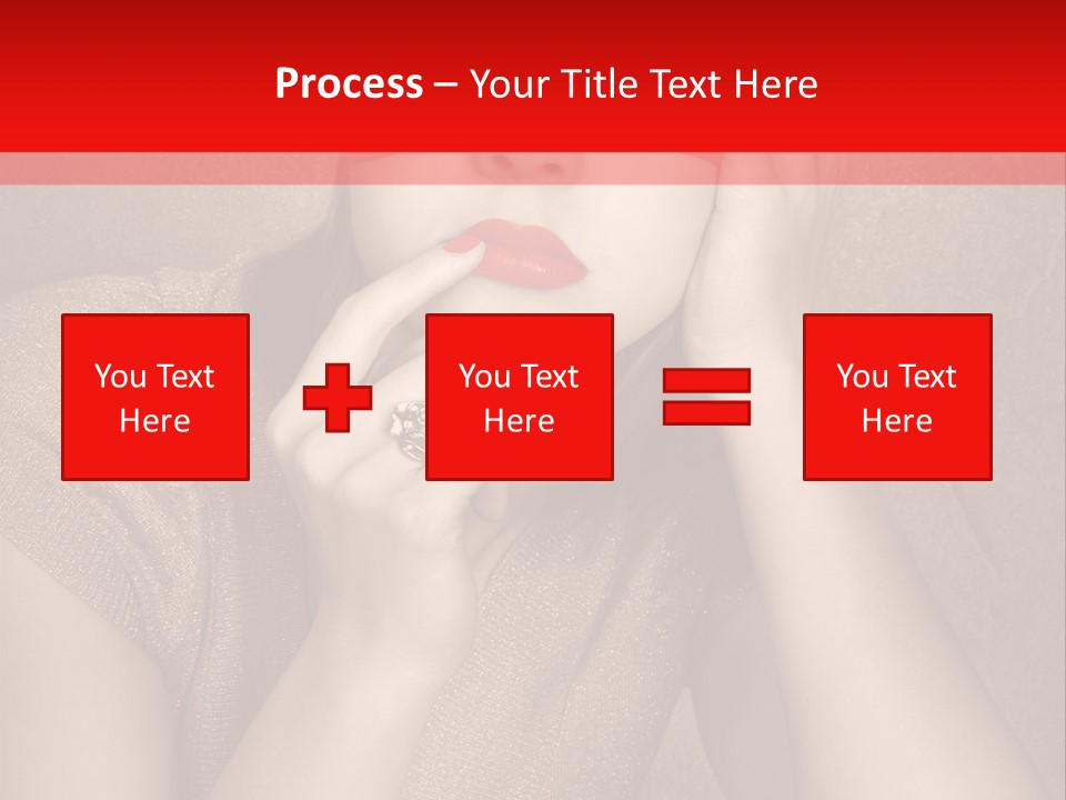 Woman Beautiful Hand PowerPoint Template