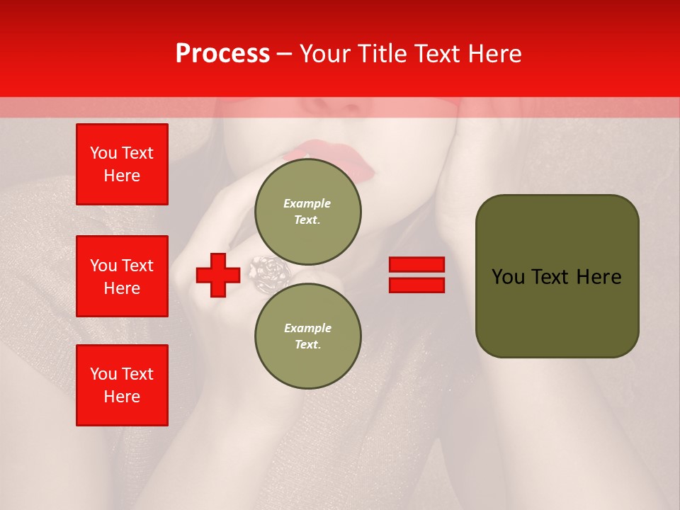 Woman Beautiful Hand PowerPoint Template