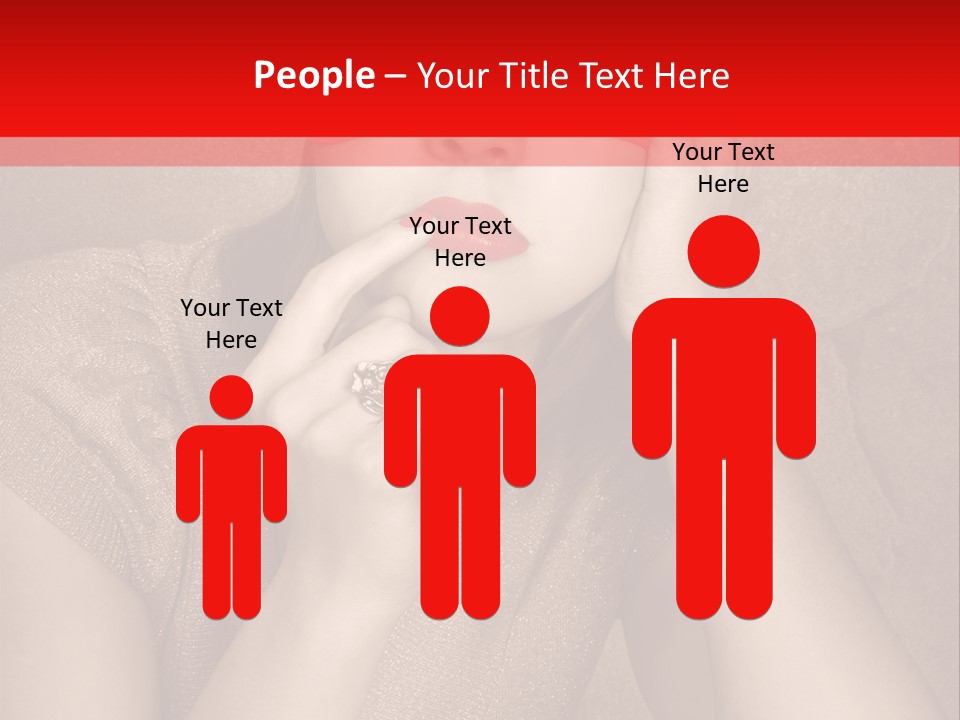 Woman Beautiful Hand PowerPoint Template