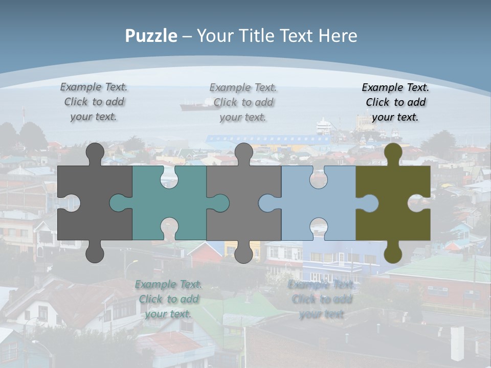 Urban Water Destination PowerPoint Template