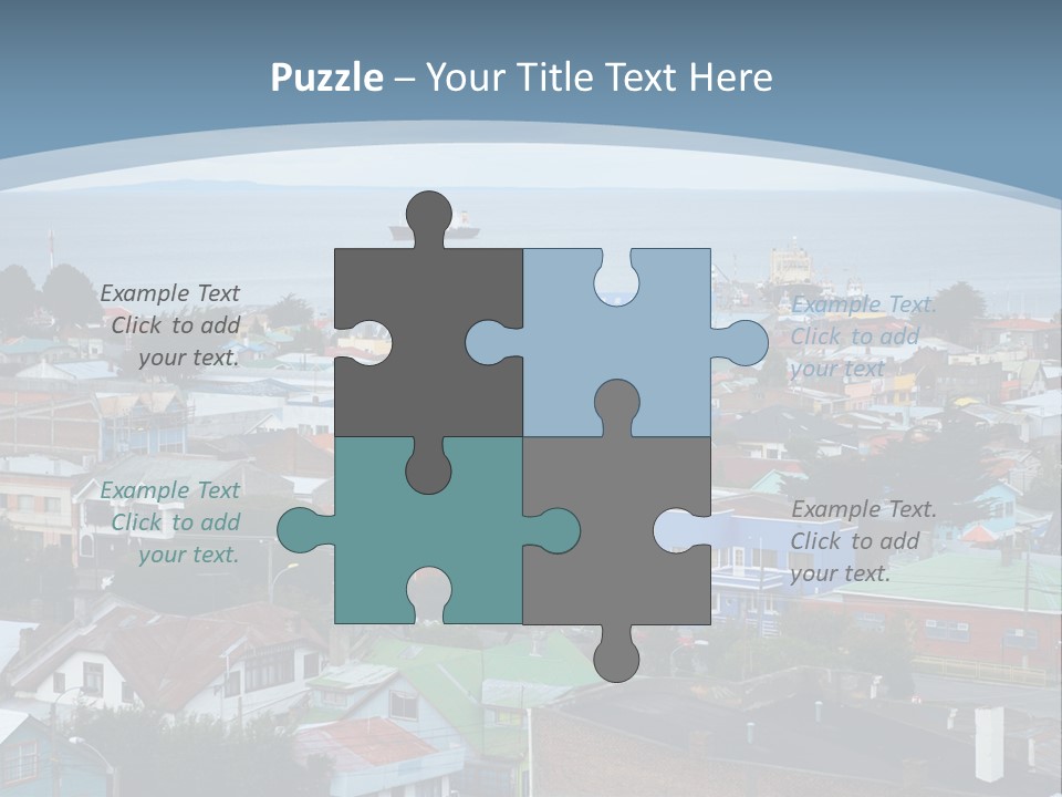 Urban Water Destination PowerPoint Template