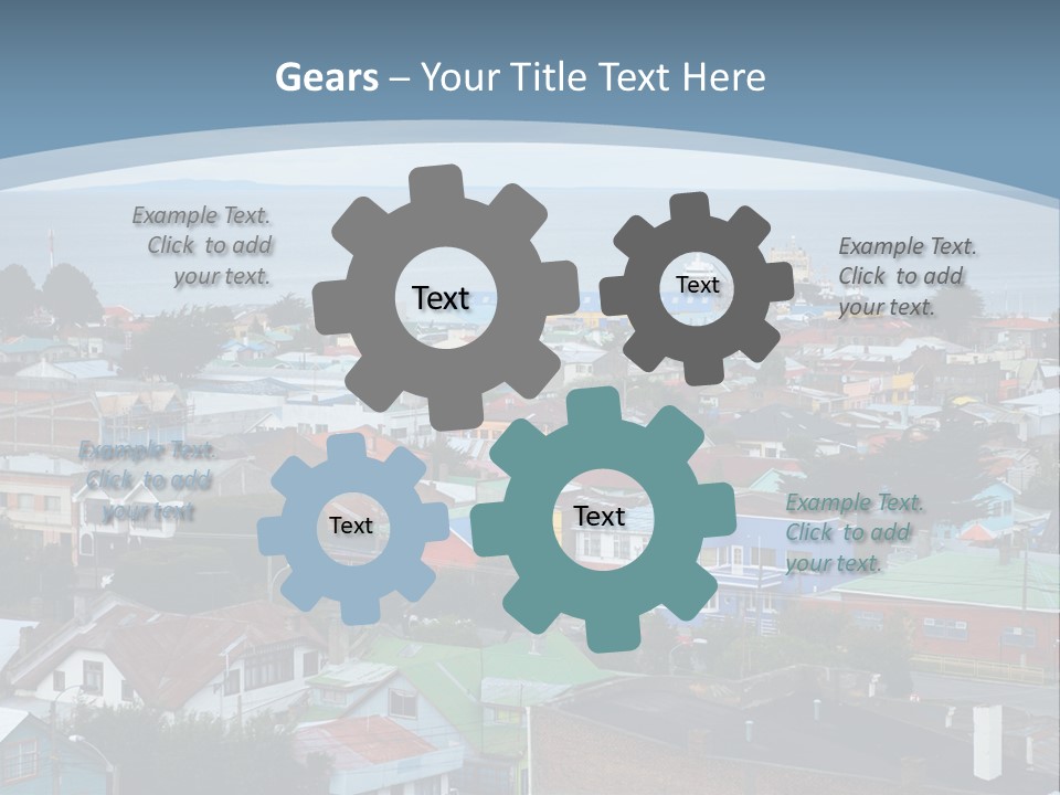 Urban Water Destination PowerPoint Template