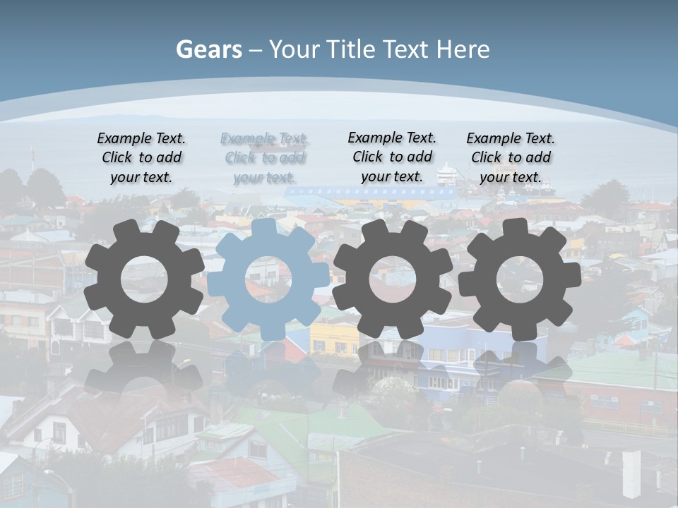 Urban Water Destination PowerPoint Template