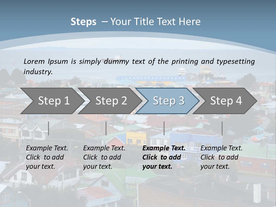 Urban Water Destination PowerPoint Template