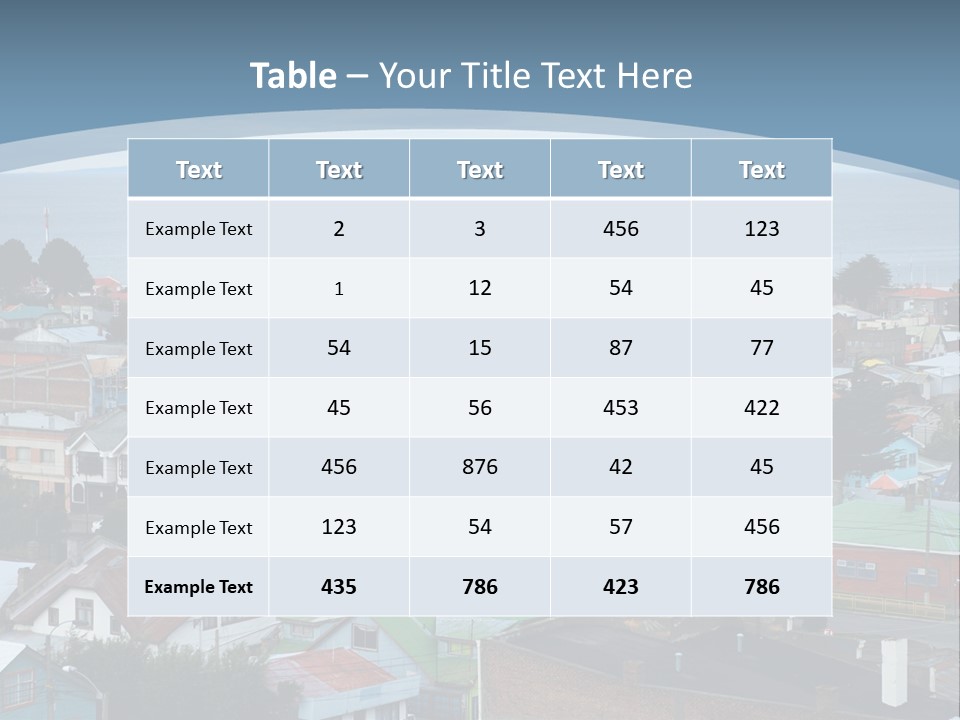 Urban Water Destination PowerPoint Template
