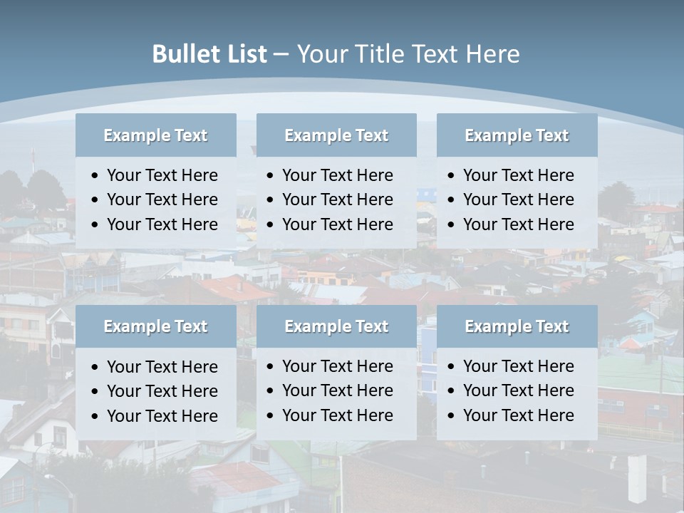 Urban Water Destination PowerPoint Template