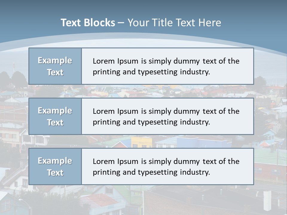 Urban Water Destination PowerPoint Template