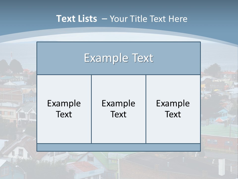 Urban Water Destination PowerPoint Template