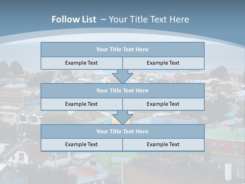 Urban Water Destination PowerPoint Template