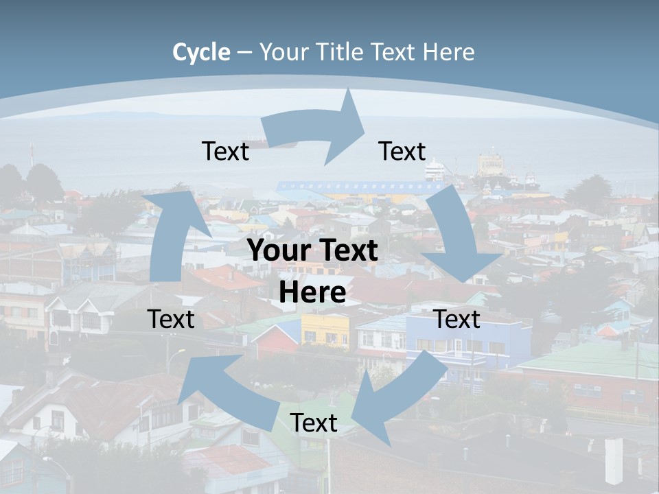 Urban Water Destination PowerPoint Template