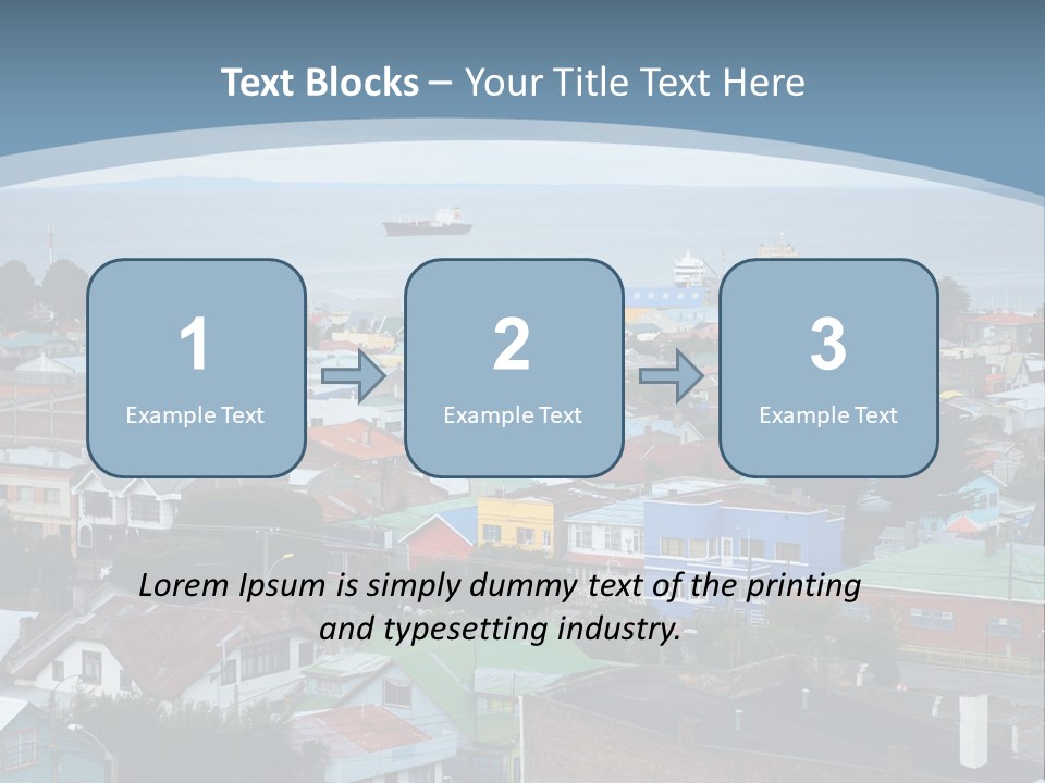 Urban Water Destination PowerPoint Template