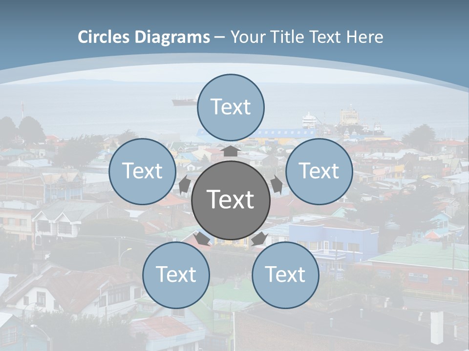 Urban Water Destination PowerPoint Template