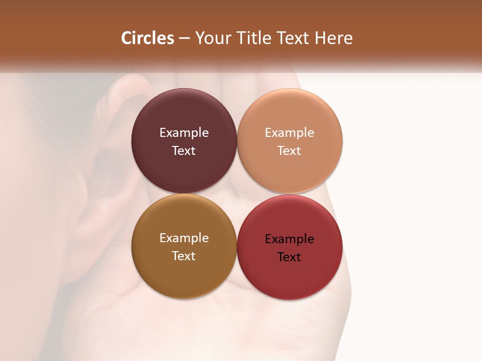 White Hand Young PowerPoint Template