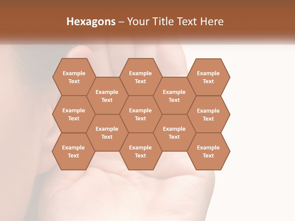 White Hand Young PowerPoint Template