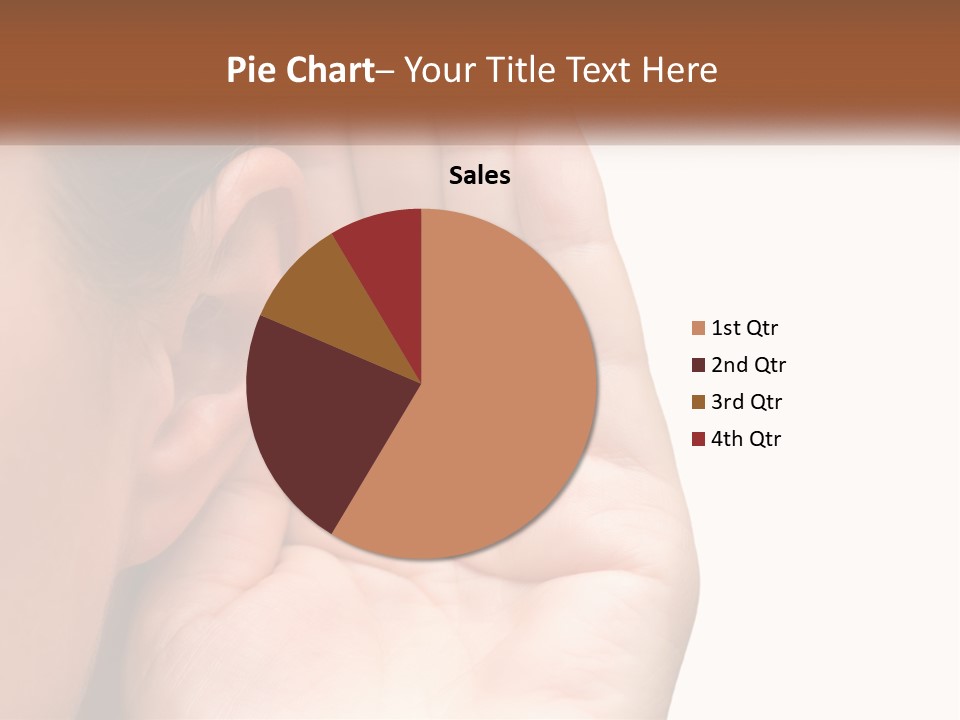 White Hand Young PowerPoint Template