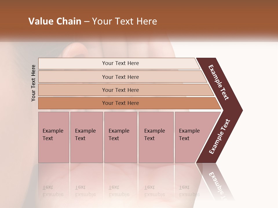 White Hand Young PowerPoint Template