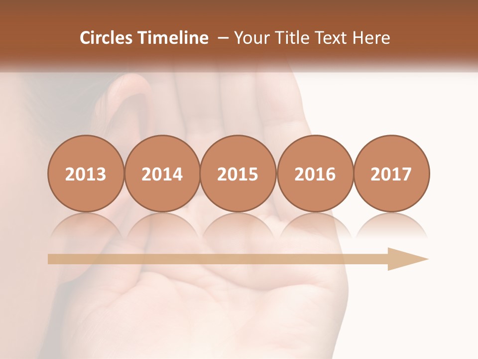 White Hand Young PowerPoint Template