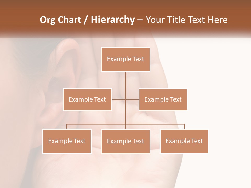 White Hand Young PowerPoint Template