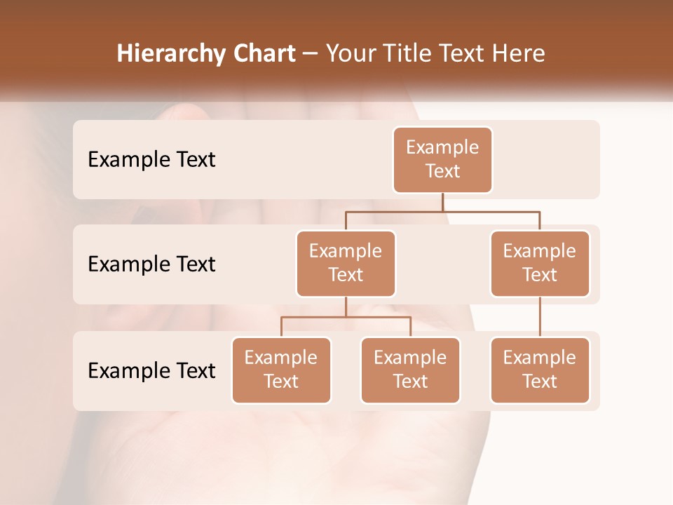 White Hand Young PowerPoint Template