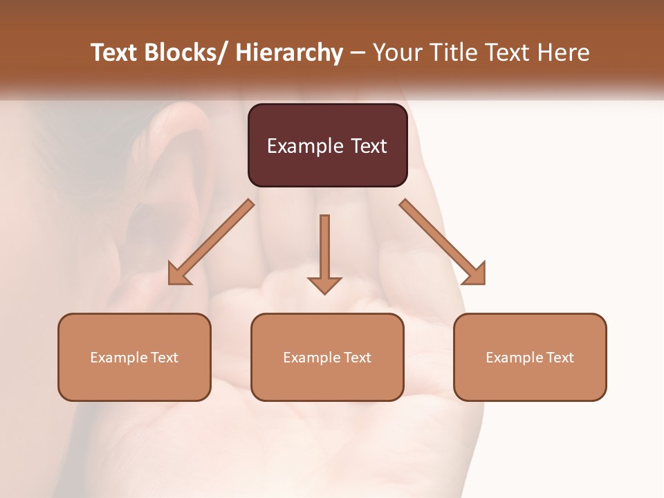 White Hand Young PowerPoint Template