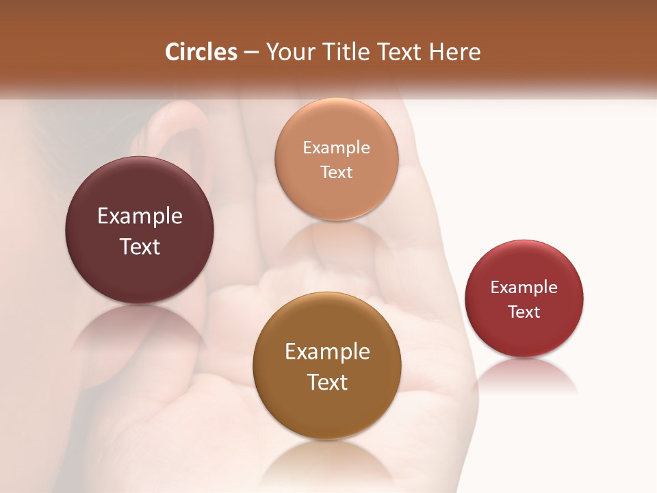 White Hand Young PowerPoint Template