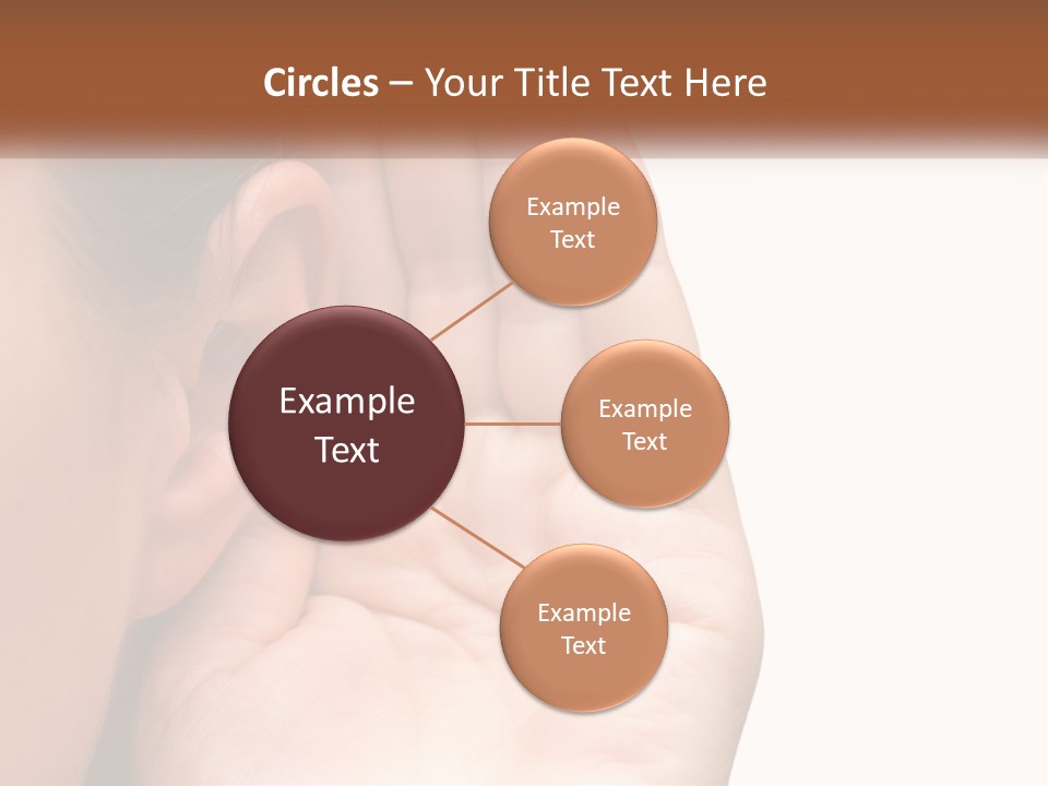 White Hand Young PowerPoint Template