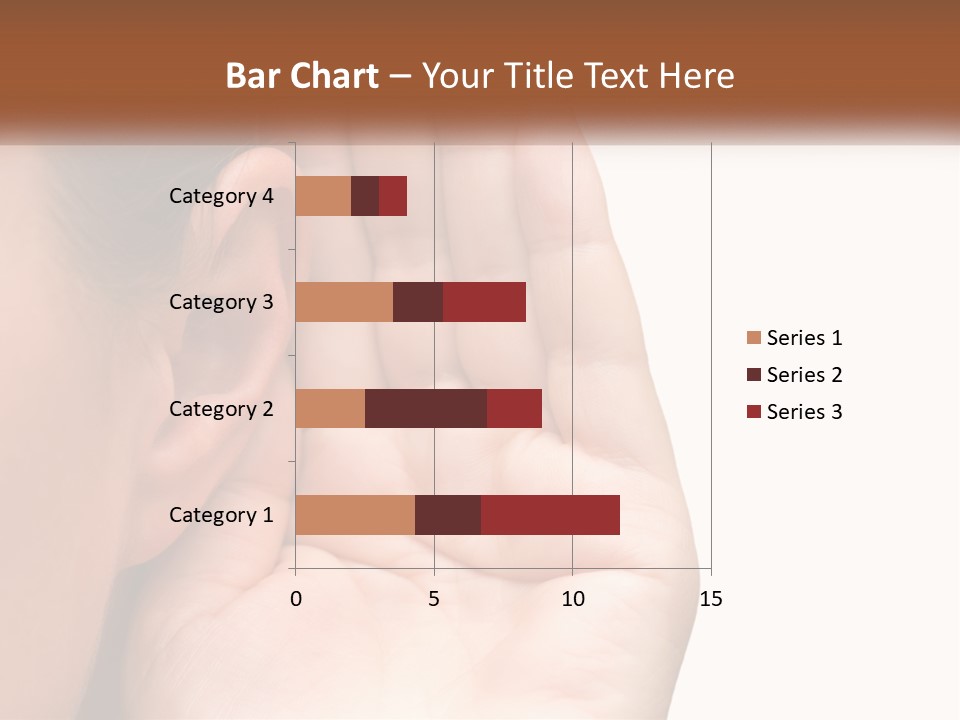 White Hand Young PowerPoint Template