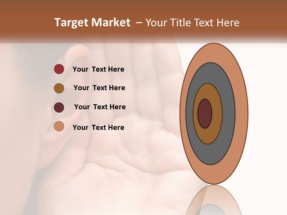 White Hand Young PowerPoint Template