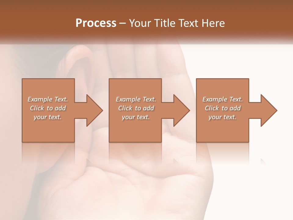 White Hand Young PowerPoint Template