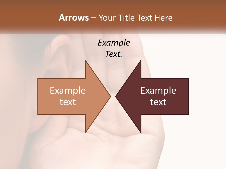 White Hand Young PowerPoint Template