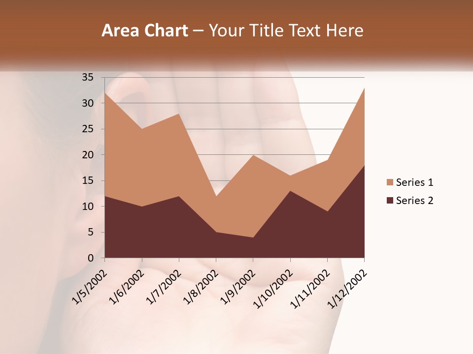 White Hand Young PowerPoint Template
