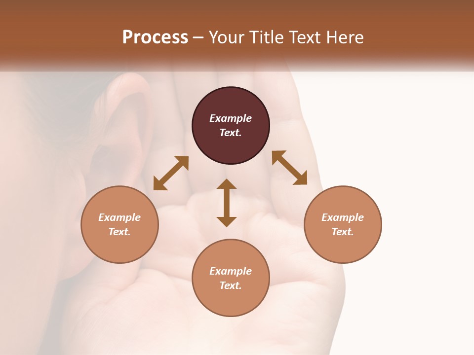 White Hand Young PowerPoint Template