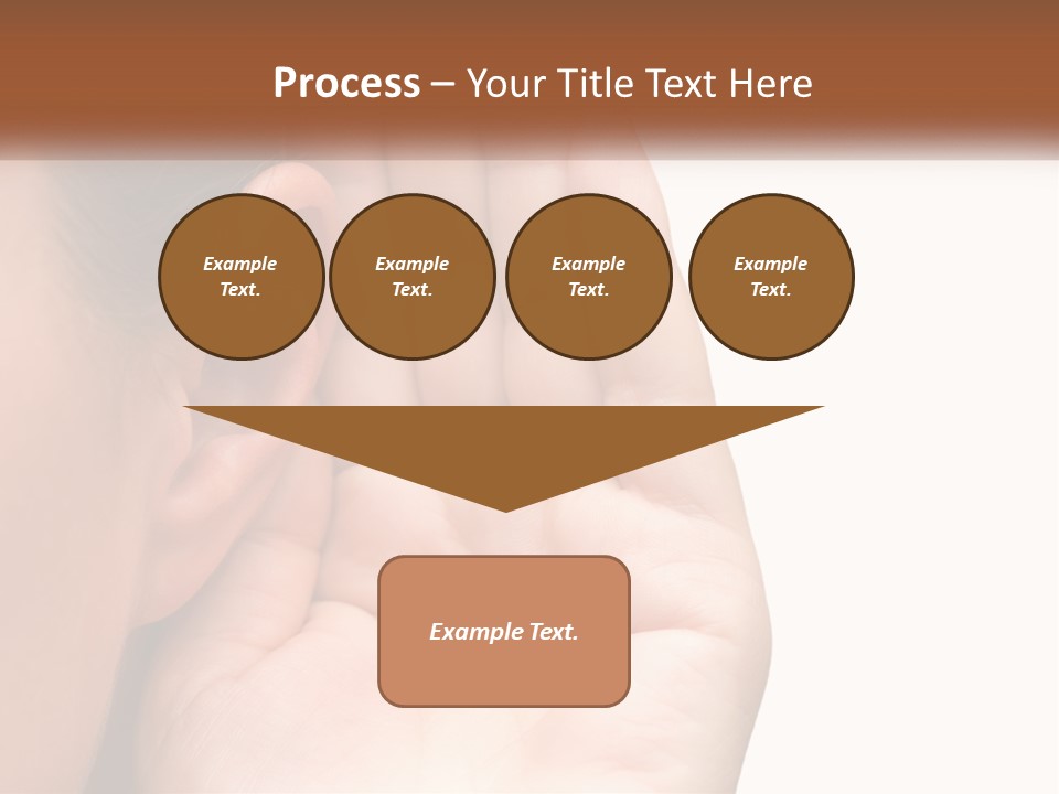 White Hand Young PowerPoint Template