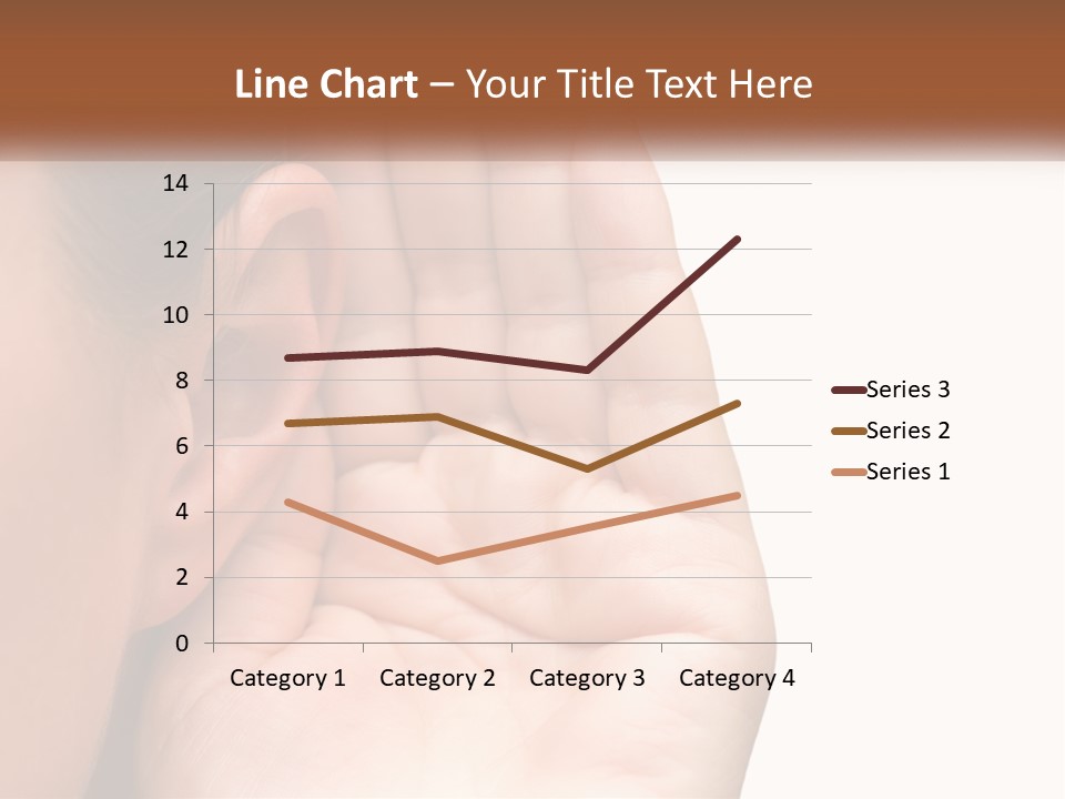 White Hand Young PowerPoint Template