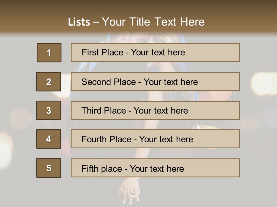 Fun Female Relationship PowerPoint Template