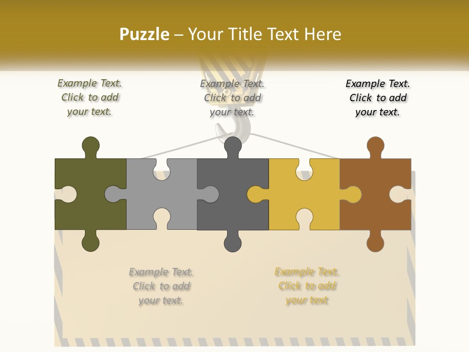 Construction Clear Yellow PowerPoint Template