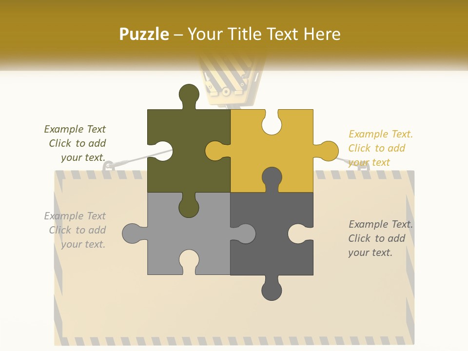 Construction Clear Yellow PowerPoint Template