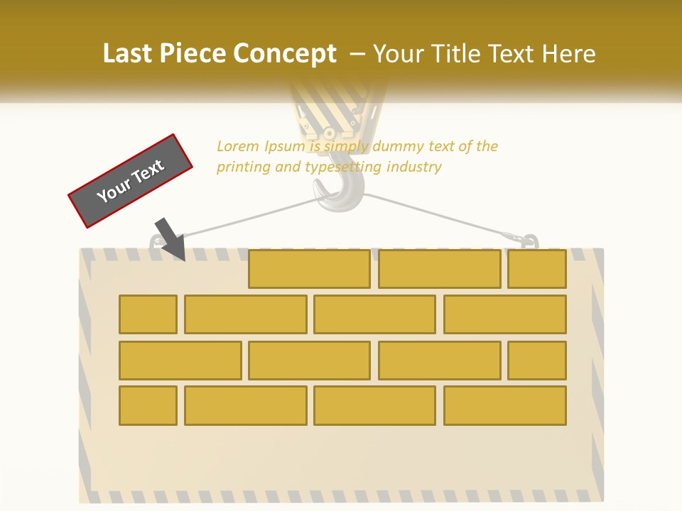 Construction Clear Yellow PowerPoint Template