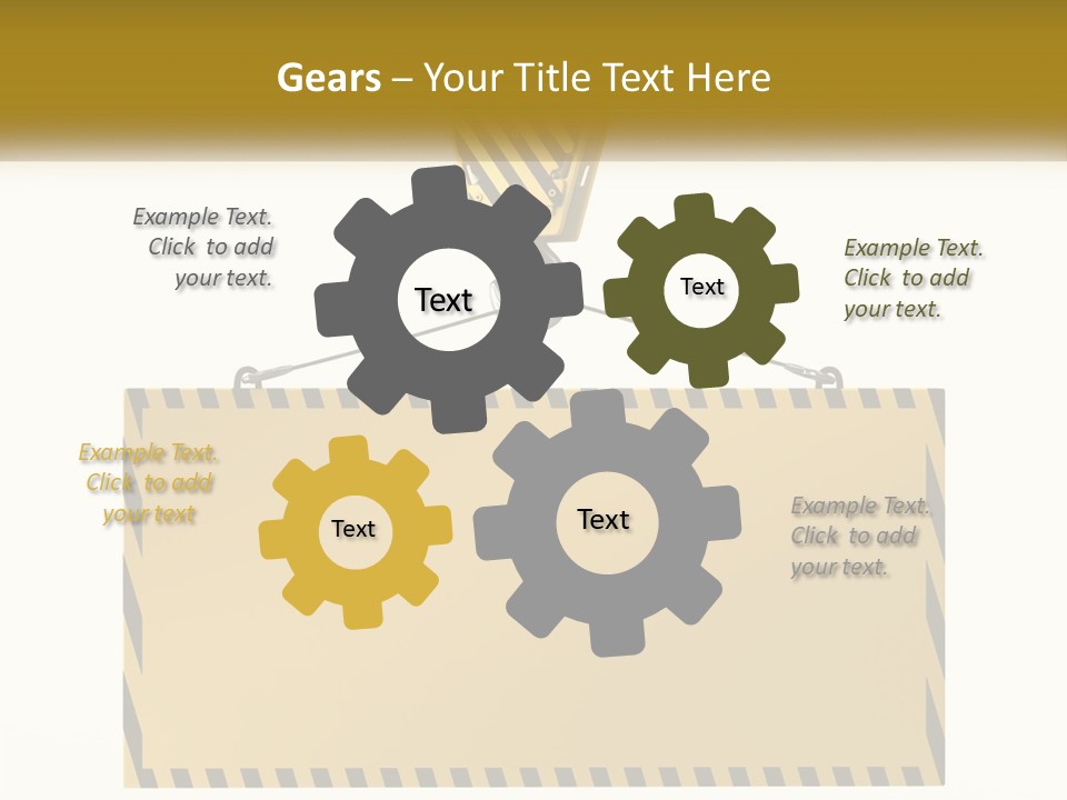 Construction Clear Yellow PowerPoint Template