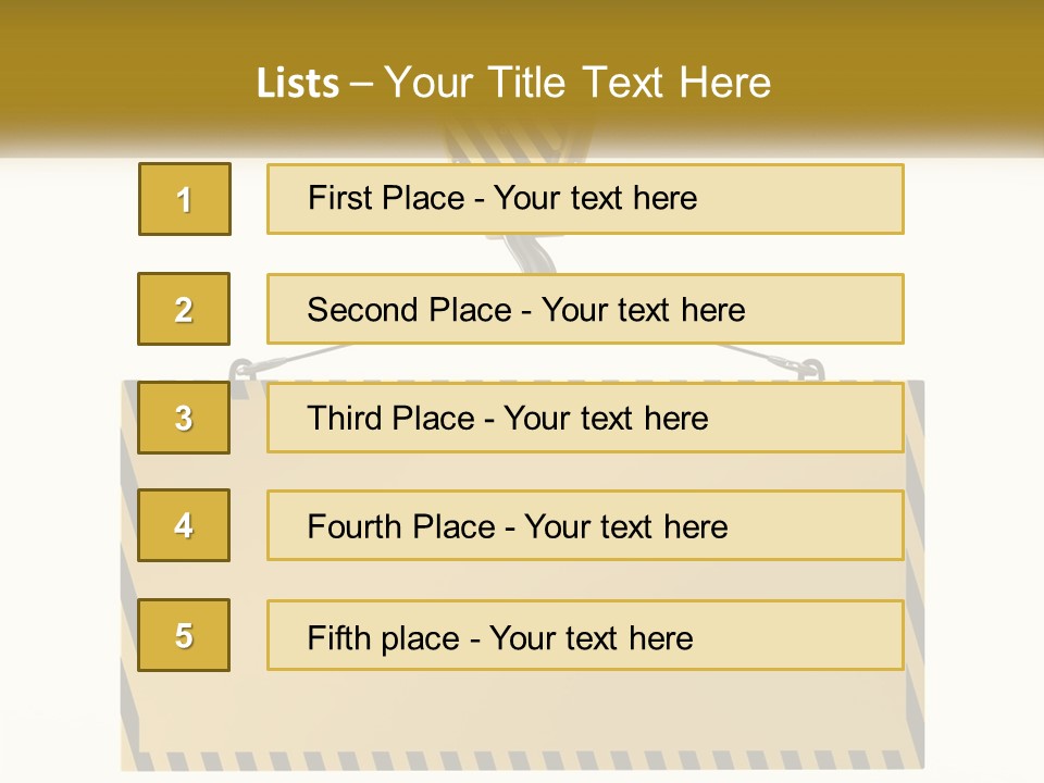 Construction Clear Yellow PowerPoint Template