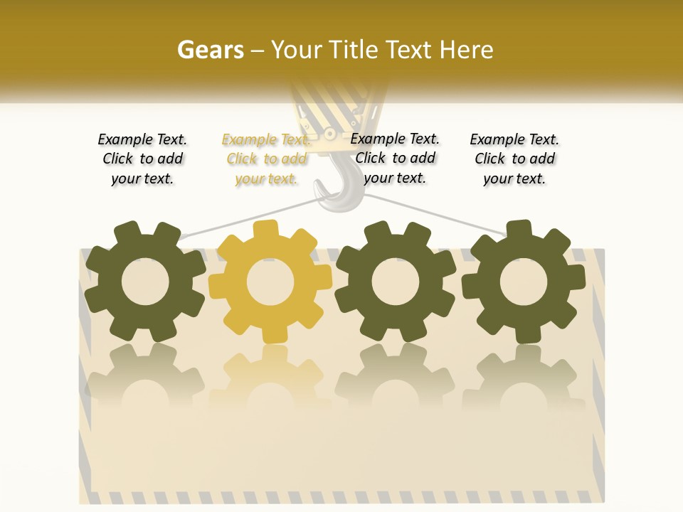 Construction Clear Yellow PowerPoint Template