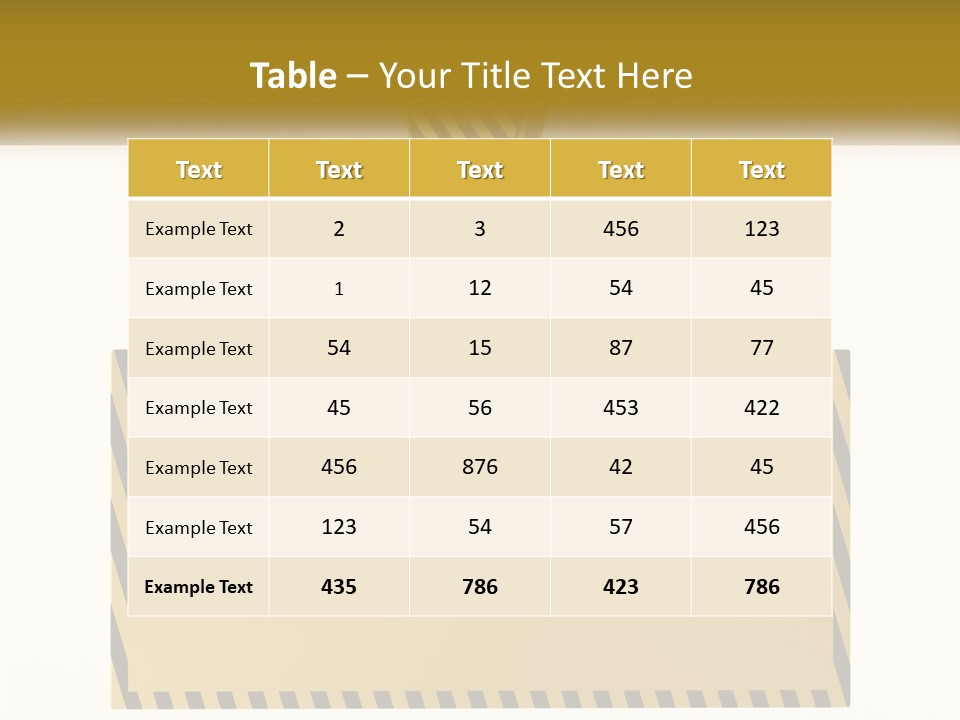 Construction Clear Yellow PowerPoint Template