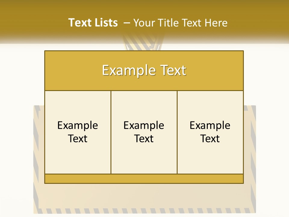 Construction Clear Yellow PowerPoint Template