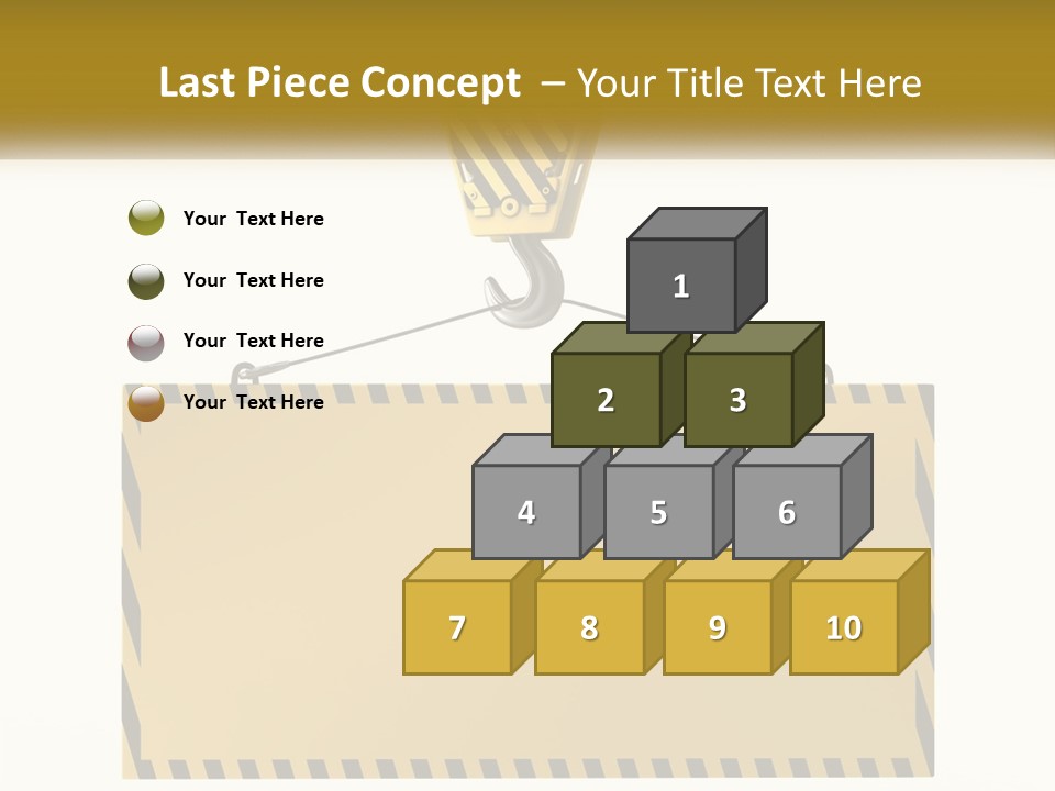 Construction Clear Yellow PowerPoint Template