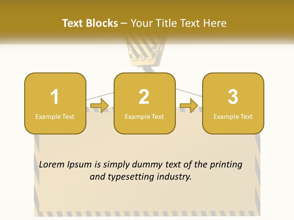 Construction Clear Yellow PowerPoint Template