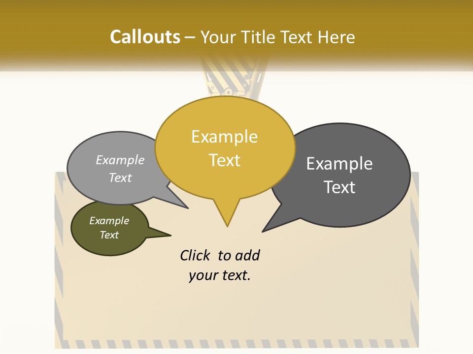 Construction Clear Yellow PowerPoint Template