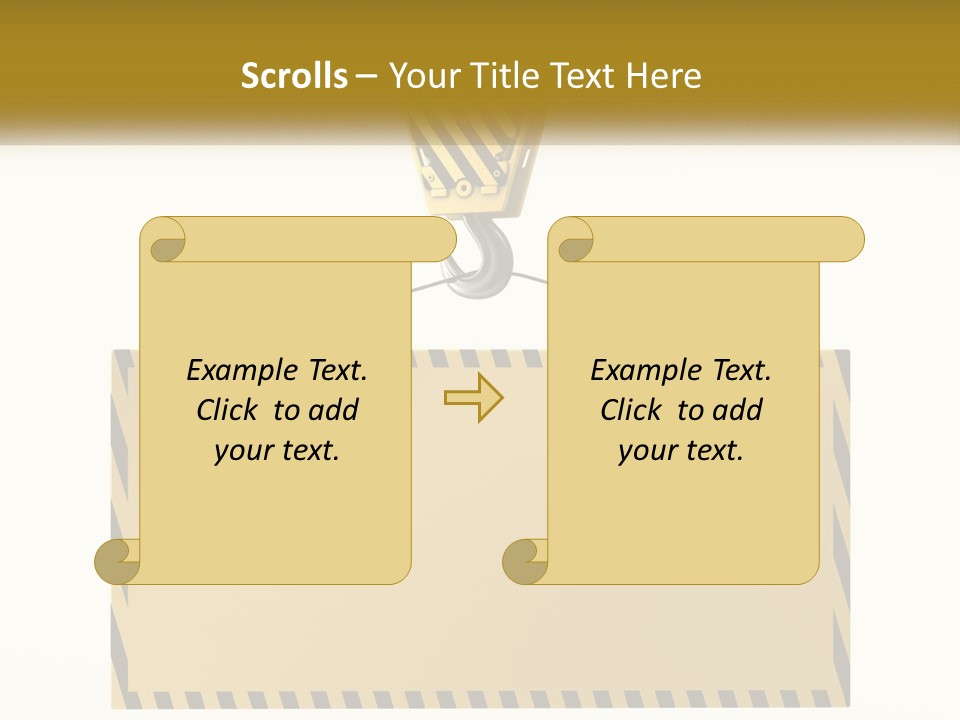 Construction Clear Yellow PowerPoint Template