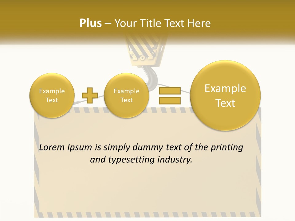 Construction Clear Yellow PowerPoint Template