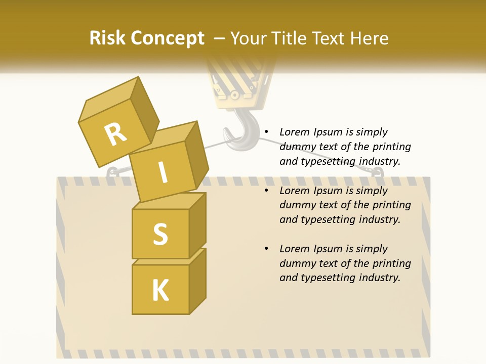 Construction Clear Yellow PowerPoint Template